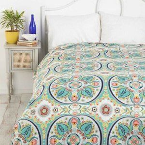 Urban Outfitters Painted Medallion Duvet Cover
